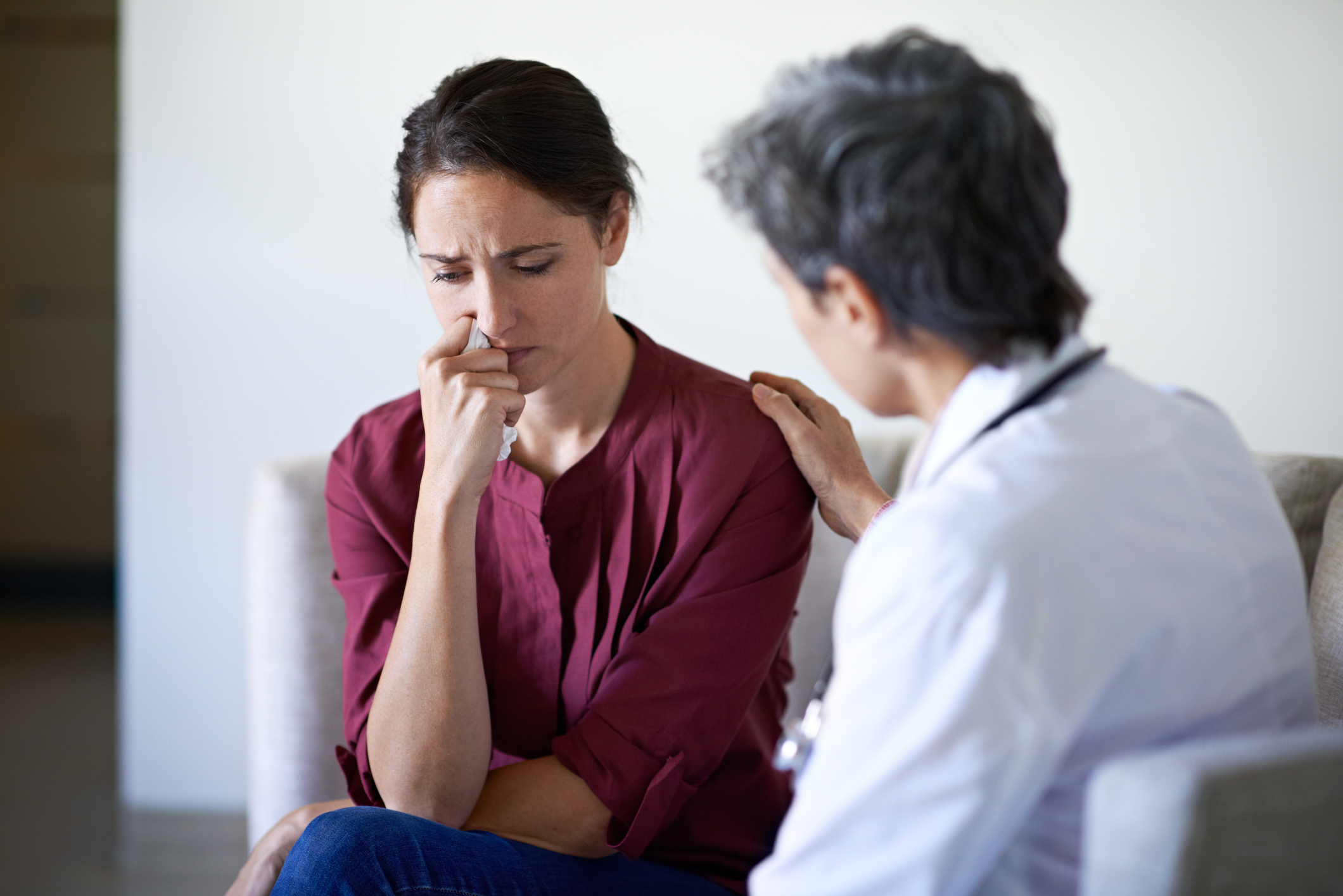 Doctor Comforting Patient
